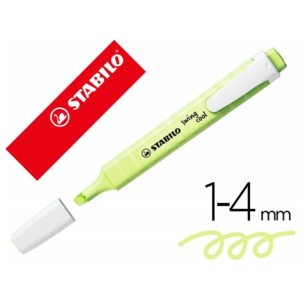 STABILO RESALTADOR SWING PASTEL VERDE - Imagen 3